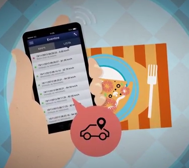 Rastreador veicular para conferir o manobrista