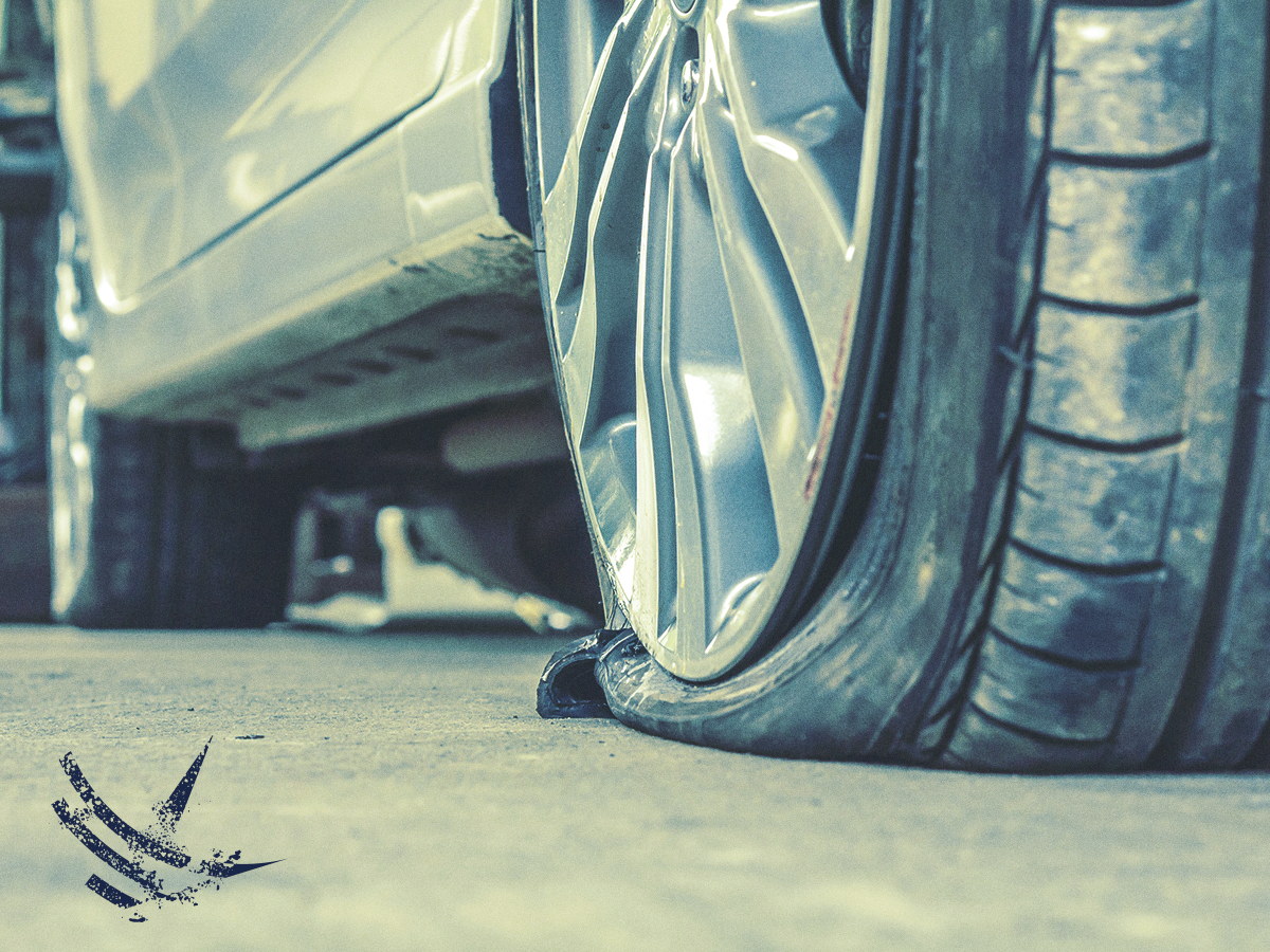 pneu furado: reparo ou substituição